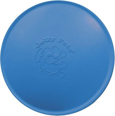 Jolly Pets Flexible, Floating Flyer Dog Toy, Medium/7.5-Inch, Blue, Model Number: 175 BL in Saudi Arabia