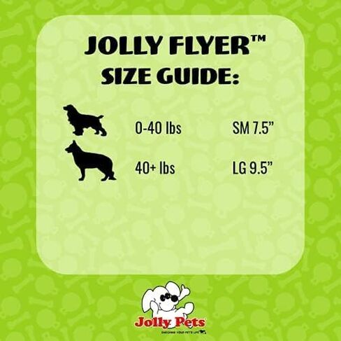 Jolly Pets Flexible, Floating Flyer Dog Toy, Medium/7.5-Inch, Blue, Model Number: 175 BL in Saudi Arabia