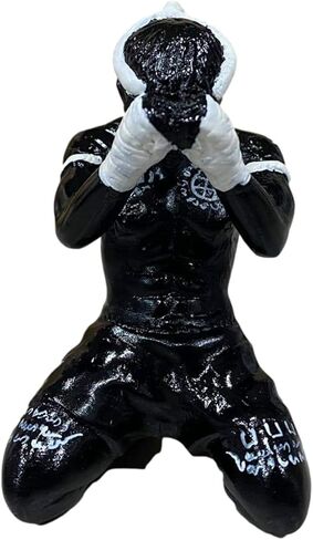 MuayThai Boxing Decor Statue Decorations Collectibles TJ Decorantions (Black Tattoo) in Saudi Arabia
