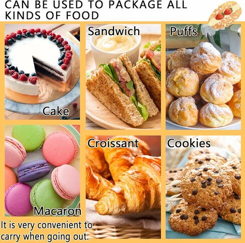 50 قطعة من صناديق الفحم الورقية مع أغطية شفافة، 5 × 5 × 2 بوصة مربعة لحفظ الطعام للاستعمال مرة واحدة، صناديق الخبز، صناديق البسكويت، صناديق الحلوى، صناديق ورقية لشريحة الساندويتش، الماكارون (بني) in Kuwait