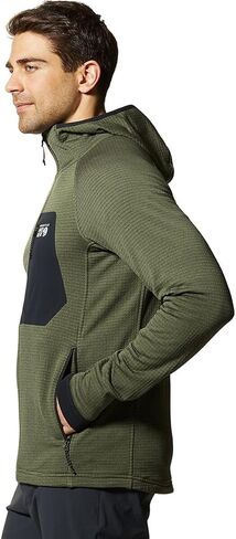 Mountain Hardwear mens Polartec Power Grid Full Zip Hoody in Saudi Arabia