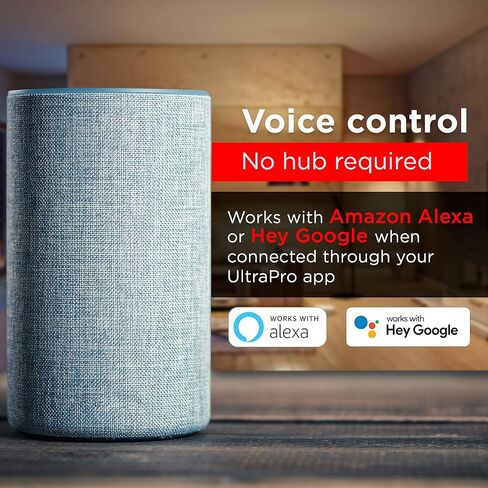 UltraPro Smart Plug WiFi Outlet, Smart Home, Smart Switch, Smart Outlet, Works With Alexa, Echo & Google Home, No Hub Required, App Controlled, ETL Certified, Electrical Outlet Switch, 4 Pack, 51411 in Saudi Arabia