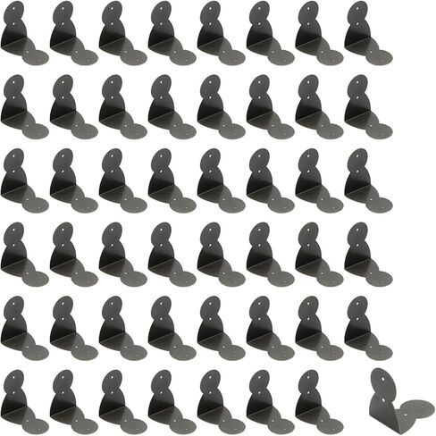 أقواس زاوية عتيقة مقاس 1.4 بوصة × 1.4 بوصة أثاث برونزي مزخرف حافة زاوية صندوق واقي غطاء زاوية -48 قطعة in Kuwait