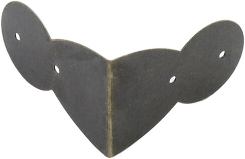 أقواس زاوية عتيقة مقاس 1.4 بوصة × 1.4 بوصة أثاث برونزي مزخرف حافة زاوية صندوق واقي غطاء زاوية -48 قطعة in Kuwait