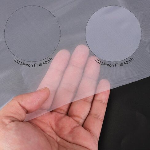 uxcell 20 75 Micron Paint Nylon Mesh Filter Woven Net Sheet Filter Cloth for Paint, Home Brewing (39"x39") in Saudi Arabia