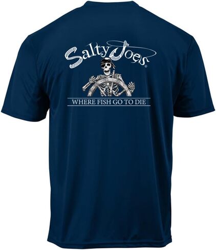 SALTY JOES Moisture Wicking Graphic Workout Shirt in Regular, Big & Tall in Kuwait
