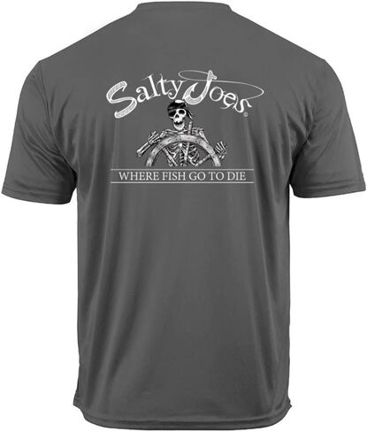 SALTY JOES Moisture Wicking Graphic Workout Shirt in Regular, Big & Tall in Kuwait