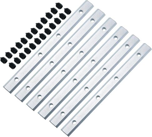 uxcell Straight Line Connector, 6Pcs3.9inch Inside Joint Brackets with M5 Screws for 2020 Series Aluminum Extrusion Profile T Slot 6mm (Silver) in Saudi Arabia