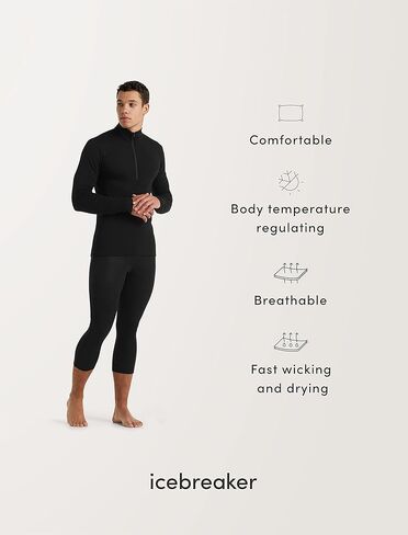 Icebreaker Men's Merino 175 Everyday Ls Half Zip in Saudi Arabia