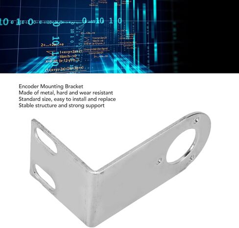 Stainless Steel Encoder Bracket 21mm Mounting Hole Digital Display Counter Fixing Bracket(L Type) in Saudi Arabia