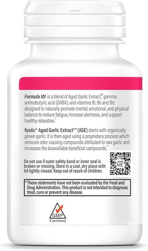 Kyolic Aged Garlic Extract Formula 101, Stress and Fatigue Relief, 200 Tablets (Packaging May Vary) in Saudi Arabia
