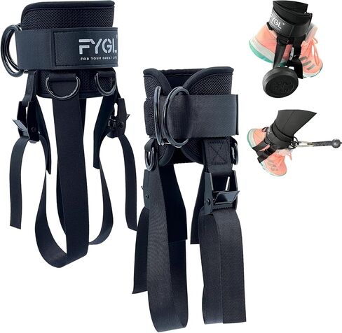 Dumbbell-Foot-Attachment, Ankle-Strap-for-Cable-Machine, Kickbacks Leg Curl Leg Extensions Glutes Workout at home for Men and Women in Saudi Arabia