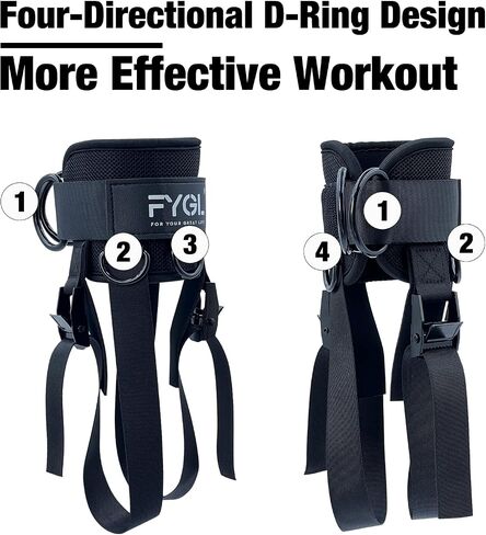 Dumbbell-Foot-Attachment, Ankle-Strap-for-Cable-Machine, Kickbacks Leg Curl Leg Extensions Glutes Workout at home for Men and Women in Saudi Arabia