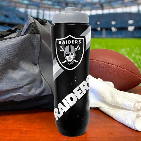 زجاجة مياه قابلة للضغط من ذا بارتي أنيمال NFL Las Vegas Raiders in Saudi Arabia