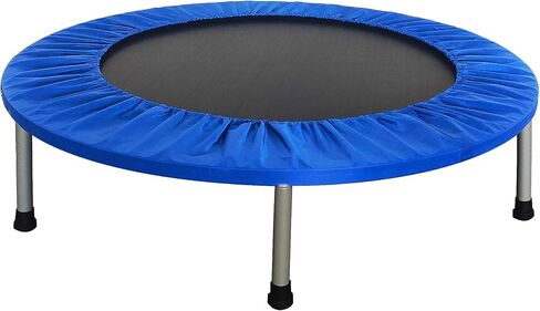 BalanceFrom 40-inch Fitness Trampoline with or Without Adjustable U-Shape Handle, 300-Pound Capacity, Black in Saudi Arabia