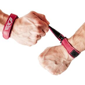 WARM BODY COLD MIND Premium Leather Wrist Wraps for Cross Training, Olympic Weightlifting, Powerlifting, Bodybuilding, Deadlift, Strength Training and Wrist Support with Thumb Loop
