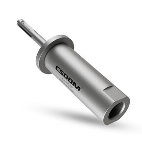 1-1/8" (28.5mm) SDS-Plus Ground Rod Bits Driver, Steel Drill Bit Driver Fence Post Driver Hand Post Pounder Hammer Drill Attachment Fits All SDS Plus Rotary Hammers
