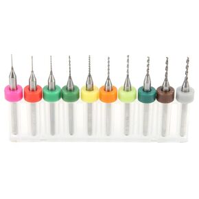 gernie 10Pcs Micro Twist Bits Orifice Drill Bit Set Pieces Vises Mini Tungsten Steel Gas Orifice Drill Bit Set, gernie45f87m19wg