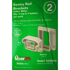 Fiberon White Sentry Rail Brackets 435553 Special Order# 442921