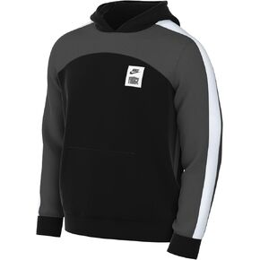 Nike Therma-FIT Starting 5 Men's Pullover Basketball Hoodie (as1, alpha, l, regular, regular, Standard, Black/Dark Smoke Grey/White/Dark Smoke Grey)