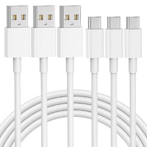 Car Carplay Cable for iPhone 16/15, 3Pack USB A to USB C Cable for iPhone 16/16 Plus/16 Pro Max/15/15 Pro Max, iPad Pro 12.9/11 inch, iPad Air 5/4th, iPad 10th Mini Car Charger Cord Charging Cable 3FT