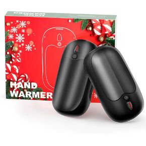 2024 تدفئة اليد القابلة لإعادة الشحن، 6000 مللي أمبير في الساعة تدفئة اليد الكهربائية 2 حزمة، 20 ساعة حرارة آمنة طويلة، محمول USB سخان اليد تدفئة العلاج هدية عظيمة لعيد الميلاد، في الهواء الطلق، الصيد، الغولف، التخييم الرجال النساء in Kuwait