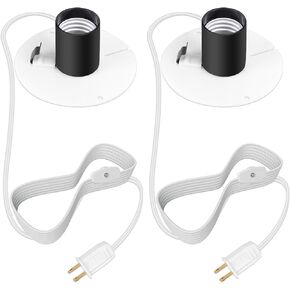 4.9Ft Blow Mold Light Kit Replacement, 3.5 Inch Light Board with E26/E27 Lamp Holder Kit.Suitable for Halloween Pumpkins, Christmas Snowmen, Festival Lighting Decoration, Etc(2Pcs)