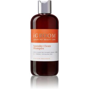 iGroom Squeaky Clean Dog Shampoo, Luxury Pet Beauty Care, Intense Cleaning Power, Chamomile Extracts Sooth Skin, Made in USA, Gallon
