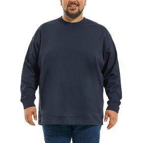 HOdo Big and Tall Mens Fleece Sweatshirt Active Water-resistant Pullover 3XL-6XL