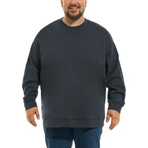 سويت شيرت صوف رجالي كبير وطويل من HOdo بلوفر نشط مقاوم للماء مقاس 3XL-6XL in Kuwait