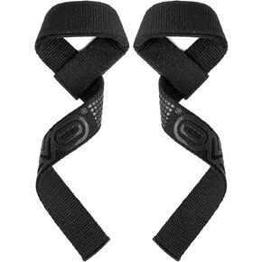 Lifting Straps for Weightlifting Men Women Anti Slip Gym Powerlifting Deadlifting Bodybuilding Workout Strength Training Hand Bar Grips Neoprene Gel padded Wrist Support Unisex