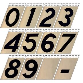 840570 3-Inch Aluminum Angle-Cut Number 9 (2 Pack)