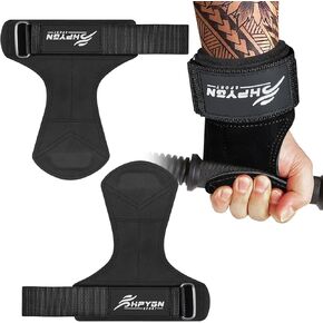Wrist Straps for Weightlifting, Lifting Grips for Deadlift, Powerlifting, Shrugs, Strength Training, Pull Ups, Lifting Straps Gym with Padded Support, Great for Weight Training for Men&Women