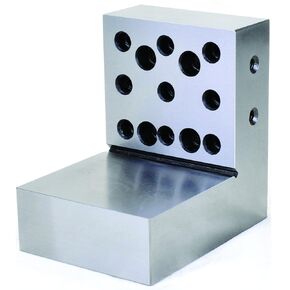 HHIP 3402-0443 4 x 4 x 3 x 1-1/8" Steel Right Angle Plate, 2-Side