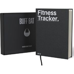 Hardcover Fitness Journal Gym Planner With Suggested Excersises - Undated Fitness Planner For Monitoring Your goals, Daily Fitness Tracking, and Motivation