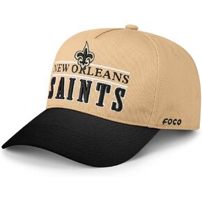 FOCO Men's NFL Team Logo Signature Bars Marquee Rf Hat Caps