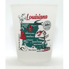 Louisiana US States Series Collection Shot Glass