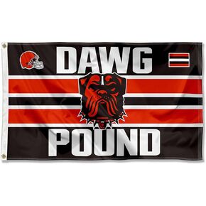 WinCraft Cleveland Browns Dawg Pound Large 3x5 Flag