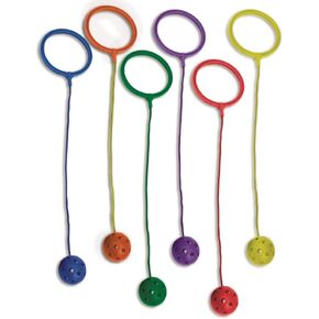 S&S Worldwide Spectrum™ Lemon Twist Skip Hop Set of 6 - Red, Orange, Yellow, Green, Blue, Purple