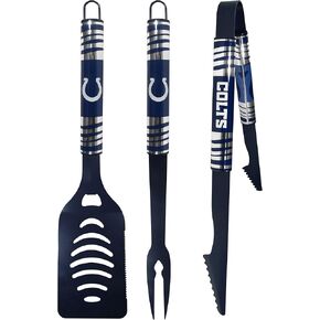 Siskiyou Sports NFL Indianapolis Colts 3 pc Color BBQ Tool Set, Team Colors, One Size