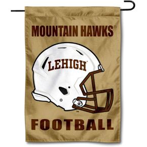 College Flags & Banners Co. Lehigh Mountain Hawks Football Helmet Garden Yard Flag