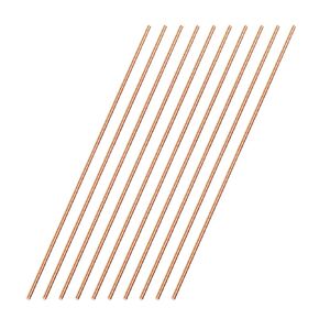 5 PCS C110 Pure Copper Round Rod 1/5" Dia 11.8" Length Bare Copper Metal Rod for DIY, Industry, Decoration