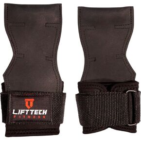 Women's Rubber WW Armor Pads (Pair of 2) - Weight Lifting Grips for Women - Gym Grips with Wrist Wraps - Rubber Hand Grips for Weight Lifting - Lifting Grips Women - Black