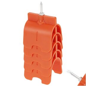 5 Pcs Outlet Marker for Drywall Installation with Sharp Tip, Marking Tool for Electrical Outlets, Hard ABS Plastic Wire Protection Electrical Box Locator - No Measuring Needed