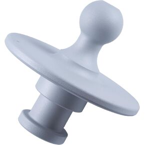 Gooseneck Adapter Hitch 2085295 Kingpin 2-5/16" Gooseneck Ball Adapter fits for Tractor Trailer, Gooseneck Ball Towing Receiver Adapter Silver