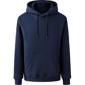 Ubon FR Hoodies for Men Pullover Flame Resistant Hooded Sweatshirts 14 oz Cotton Fleece