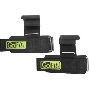 GoFit GF-UPLHK Ultra Pro Lifting Hooks Black