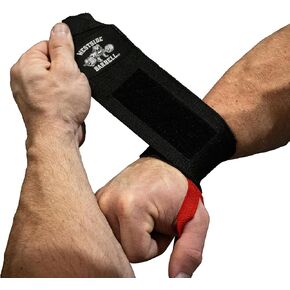 Westside Barbell Super Heavy Wrist Wraps - 2 Pack, Weightlifting, Powerlifting, Bodybuilding, Bench Press Support, Black