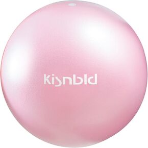 Small Exercise Ball, 9 Inch Mini Pilates Ball, Anti Burst and Slip Resistant Mini Yoga Ball for Stability, Fitness, Physical Therapy（Pink4）