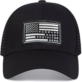 Dad Gifts Best Dad Ever Hat American Flag Trucker Hat Fathers Day Birthday Gifts for Men Xmas Gifts for Husband from Wife